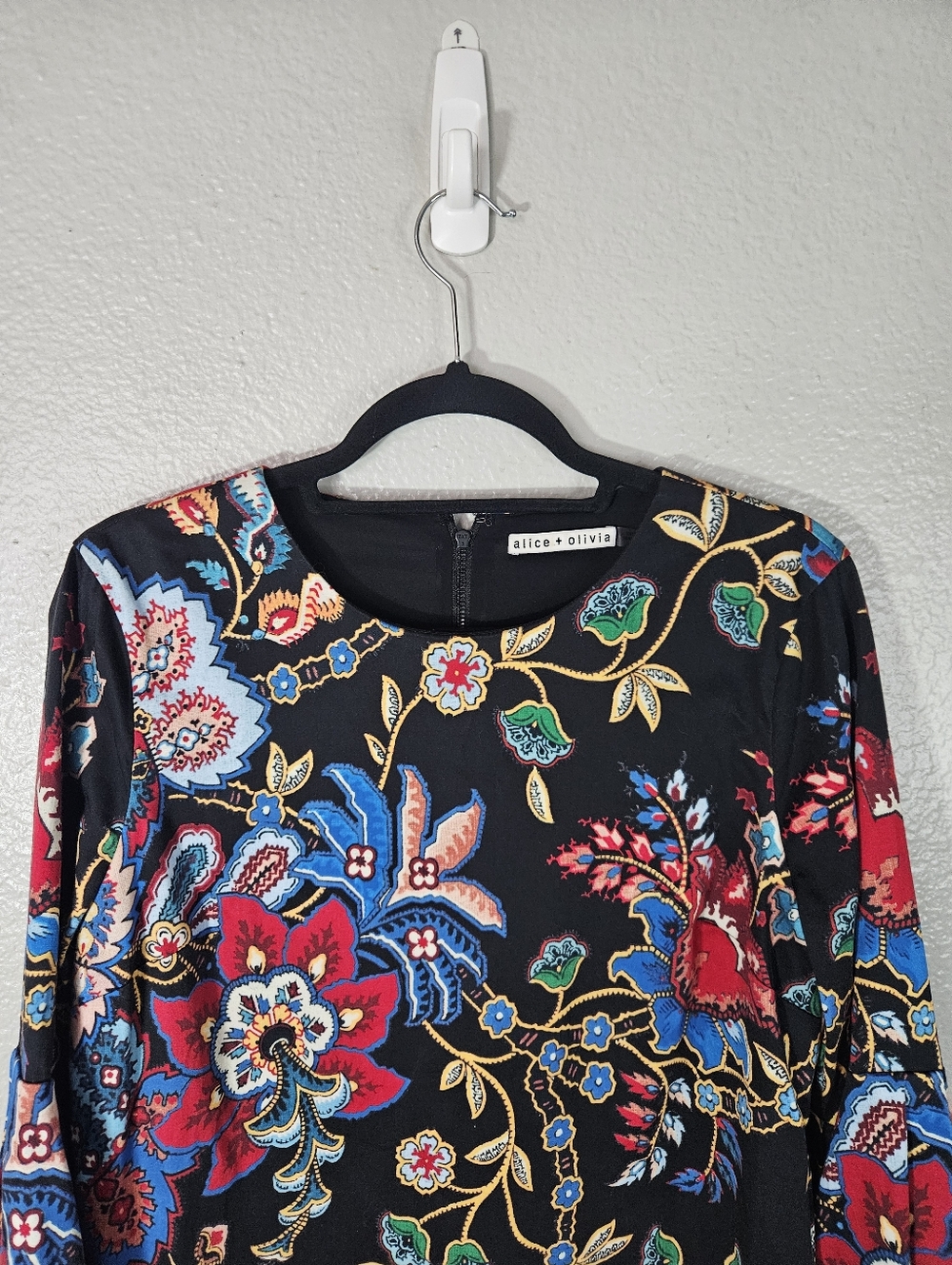 Alice + Olivia Thym Trumpet Sleeve Tunic Dress Size 12 - Picture 6 of 16